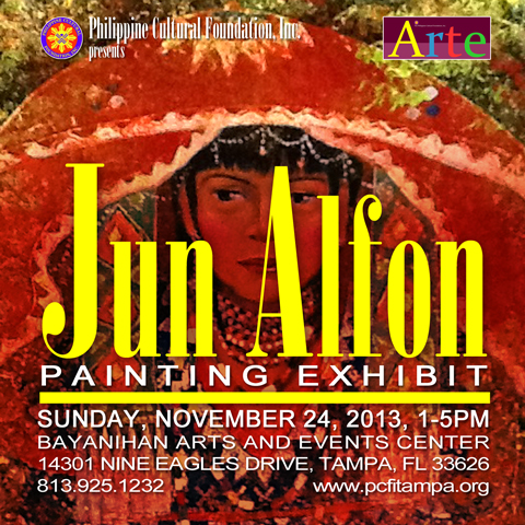 Jun Alfon Painting Exhibit at the BAEC - Philippine Cultural Foundation ...