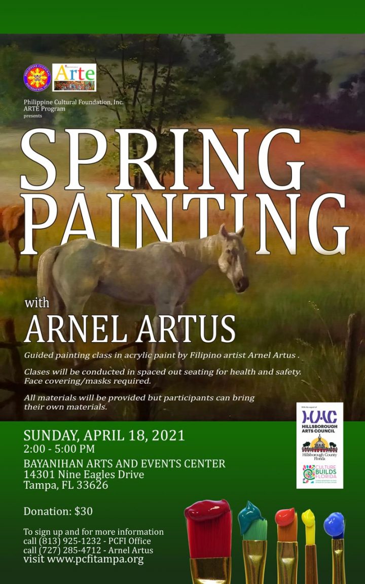 Spring Painting with Arnel Artus 2021 - Philippine Cultural Foundation ...