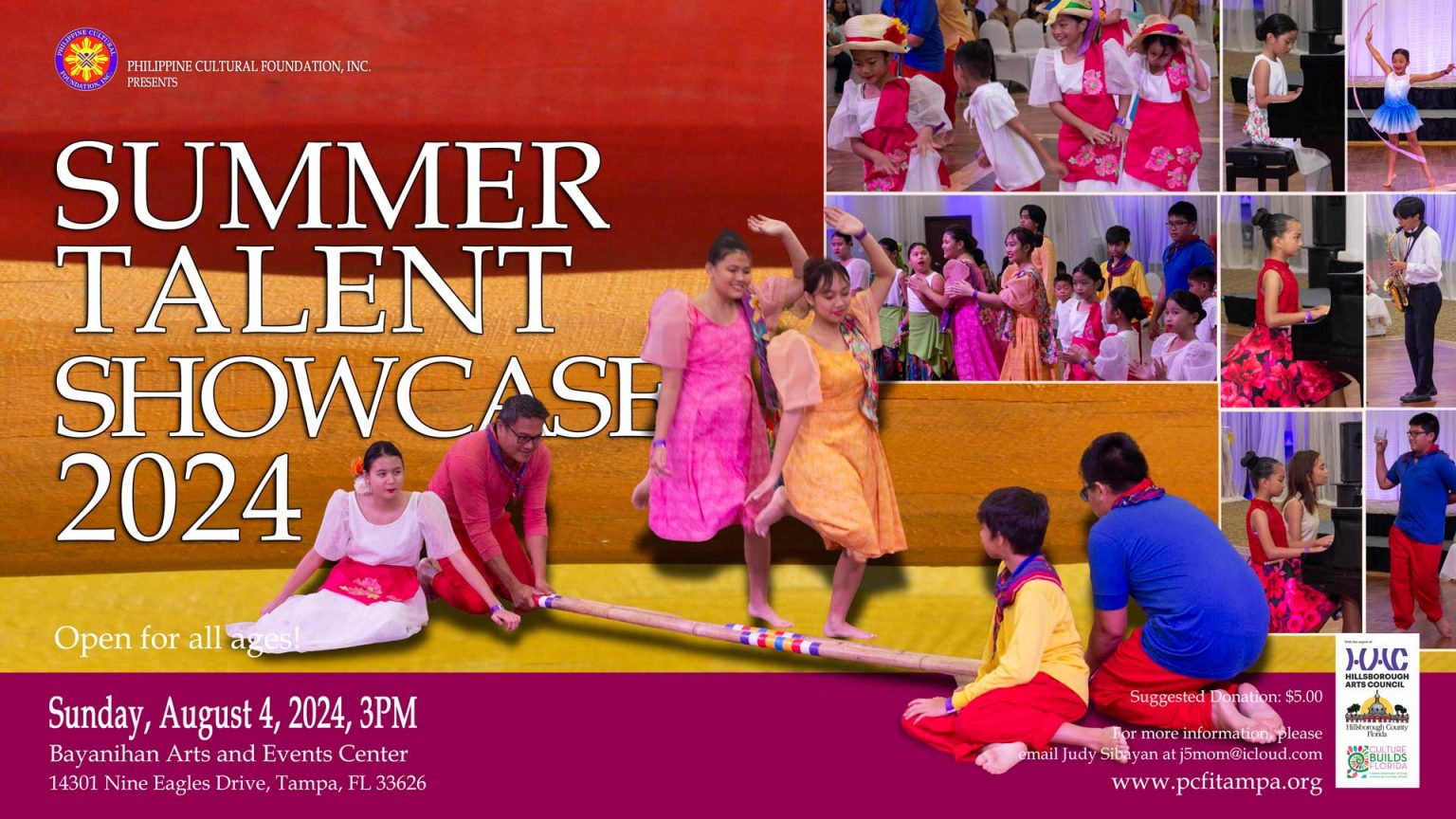 Summer Talent Showcase 2024 Philippine Cultural Foundation, Inc.